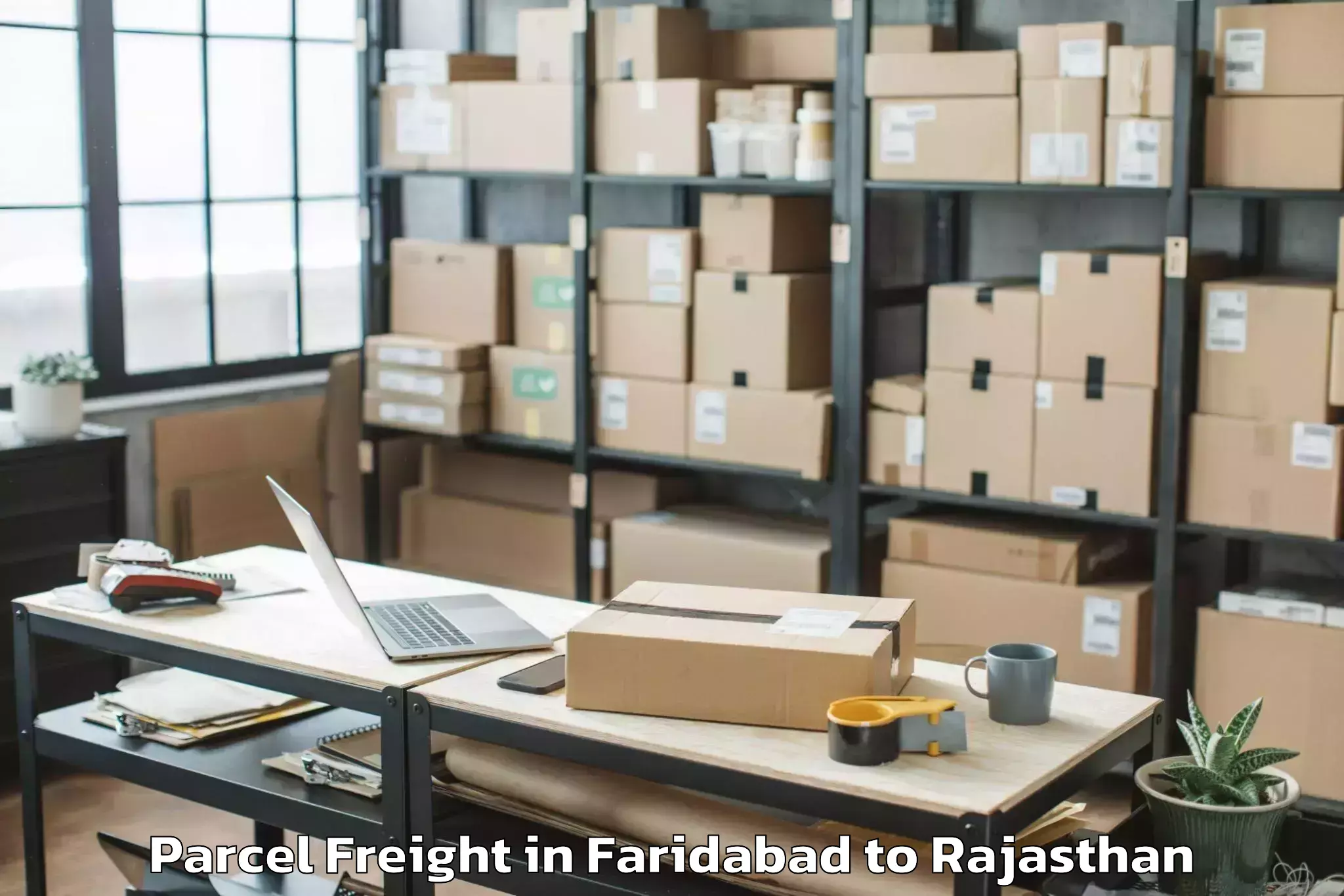 Get Faridabad to Kekri Parcel Freight